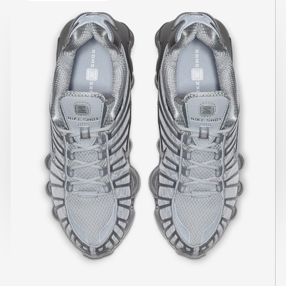 Nike Shox TL 'Metallic Silver' AR3566-003 Women's Size 7.5 - Picture 4 of 12